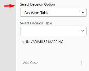 Decision Table Option