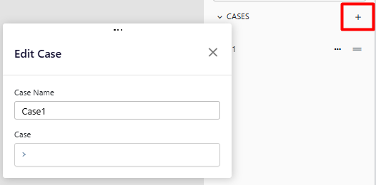 Edit Case Dialog