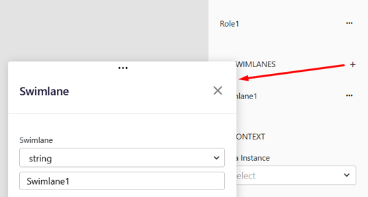Swimlane Configuration Dialog